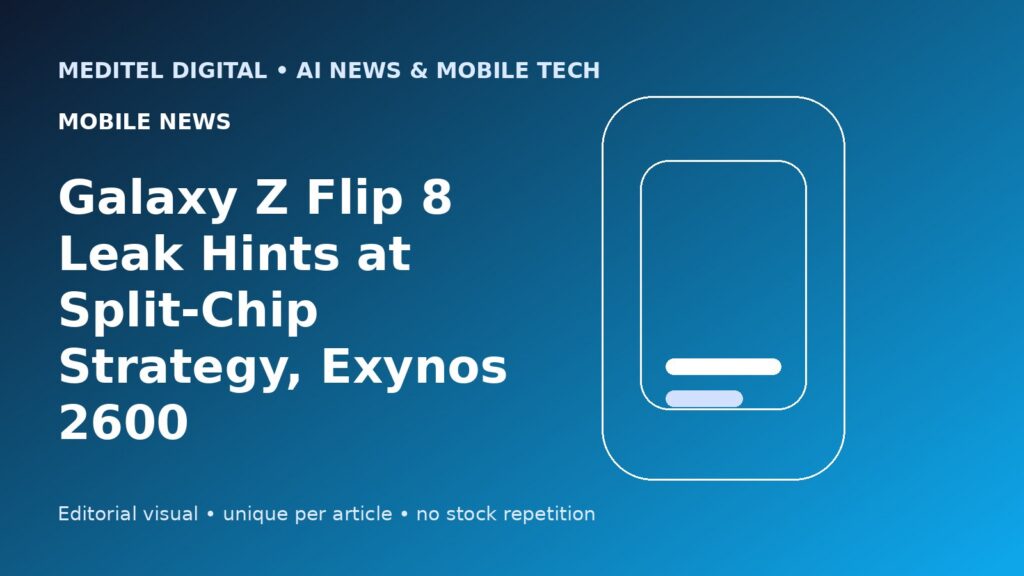 Editorial image for Galaxy Z Flip 8 Leak Hints at Split-Chip Strategy, Exynos 2600 Debut (Mobile News)