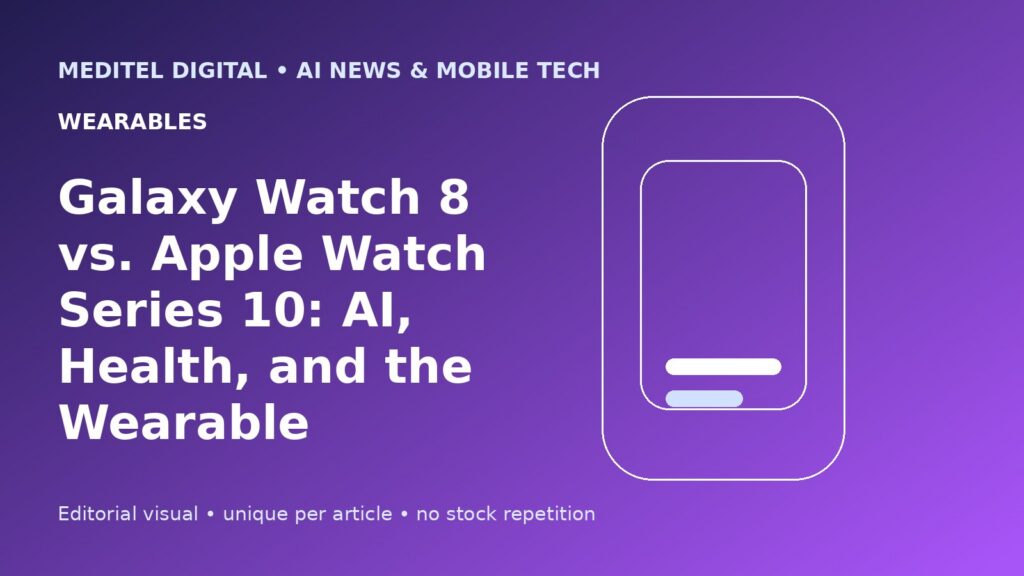 Editorial image for Galaxy Watch 8 vs. Apple Watch Series 10: AI, Health, and the Wearable War (Wearables)