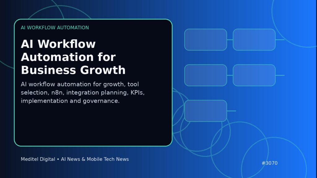 AI Workflow Automation for Business Growth: ai workflow automation editorial illustration