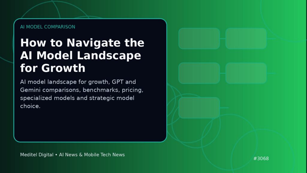 How to Navigate the AI Model Landscape for Growth: ai model comparison editorial illustration